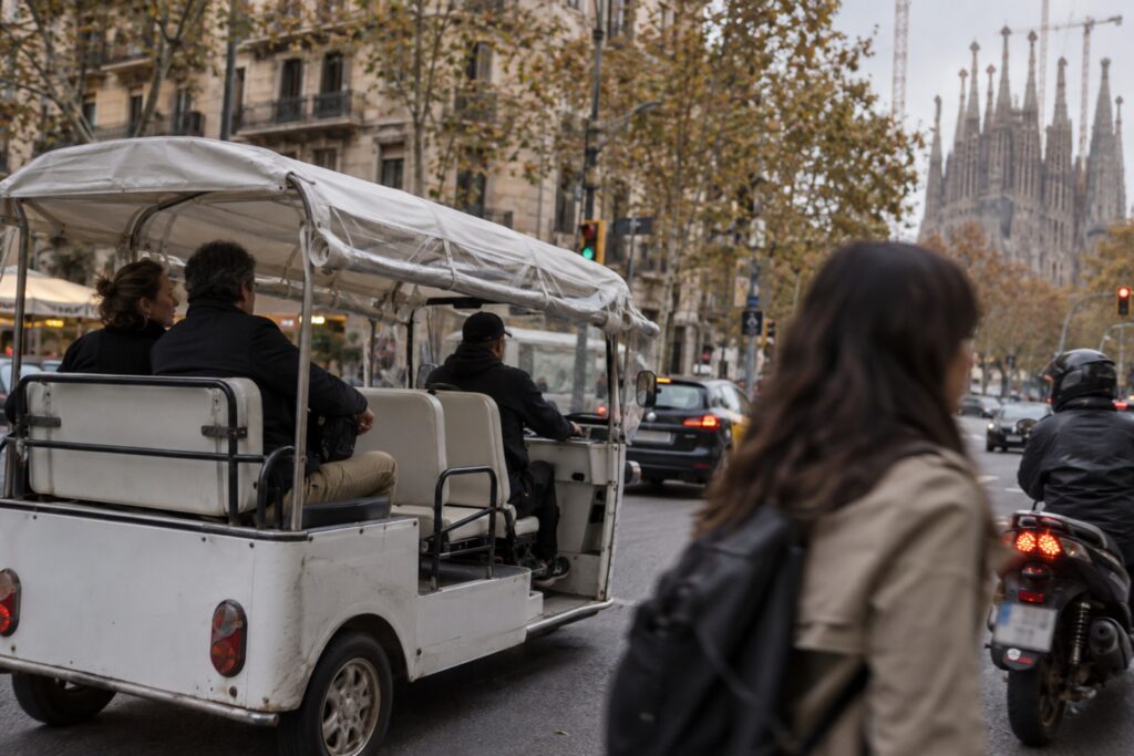 Electric tuk tuk tour